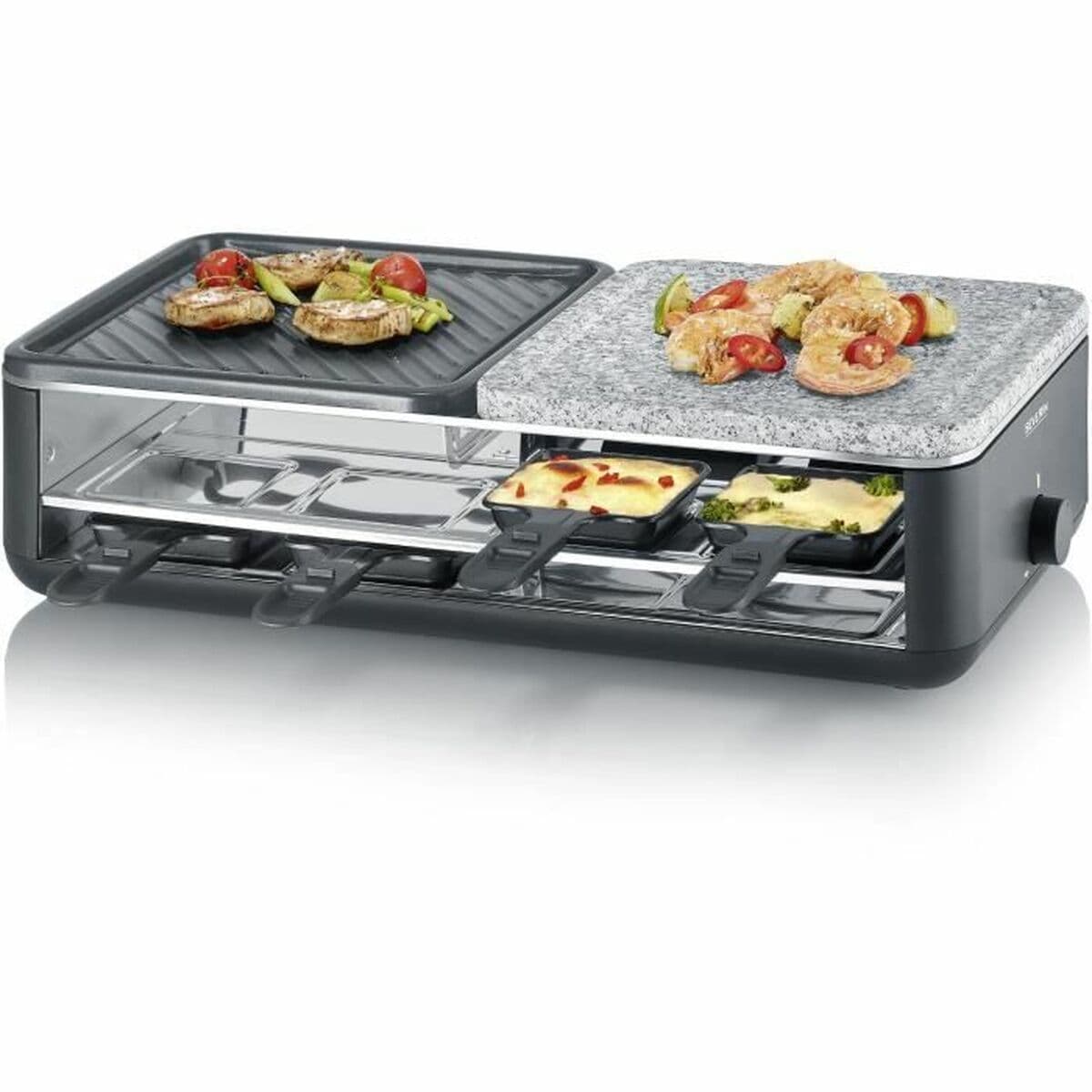 Raclette Severin RG2366 Schwarz noir 1300 W