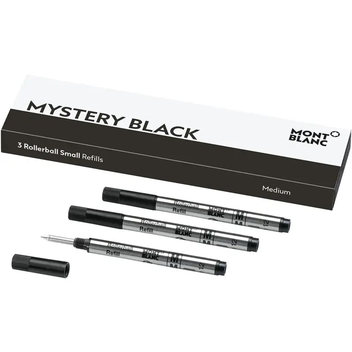 Nachfüllung für Kugelschreiber Montblanc MISTERY BLACK Schwarz