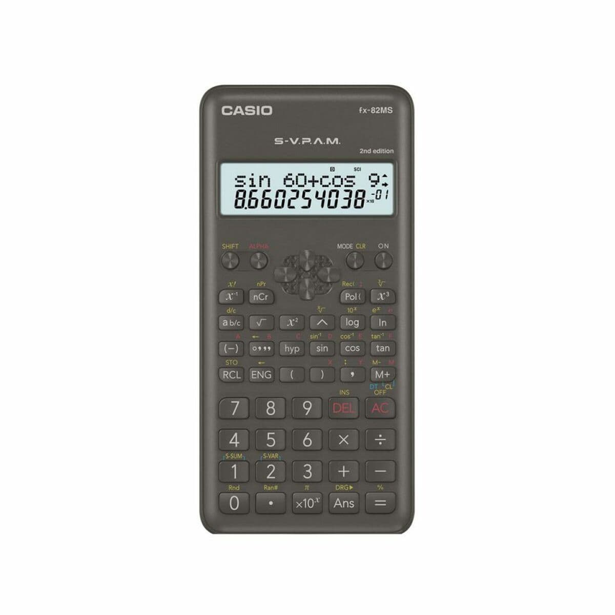 Calculadora Casio FX-82MS-2 Negro