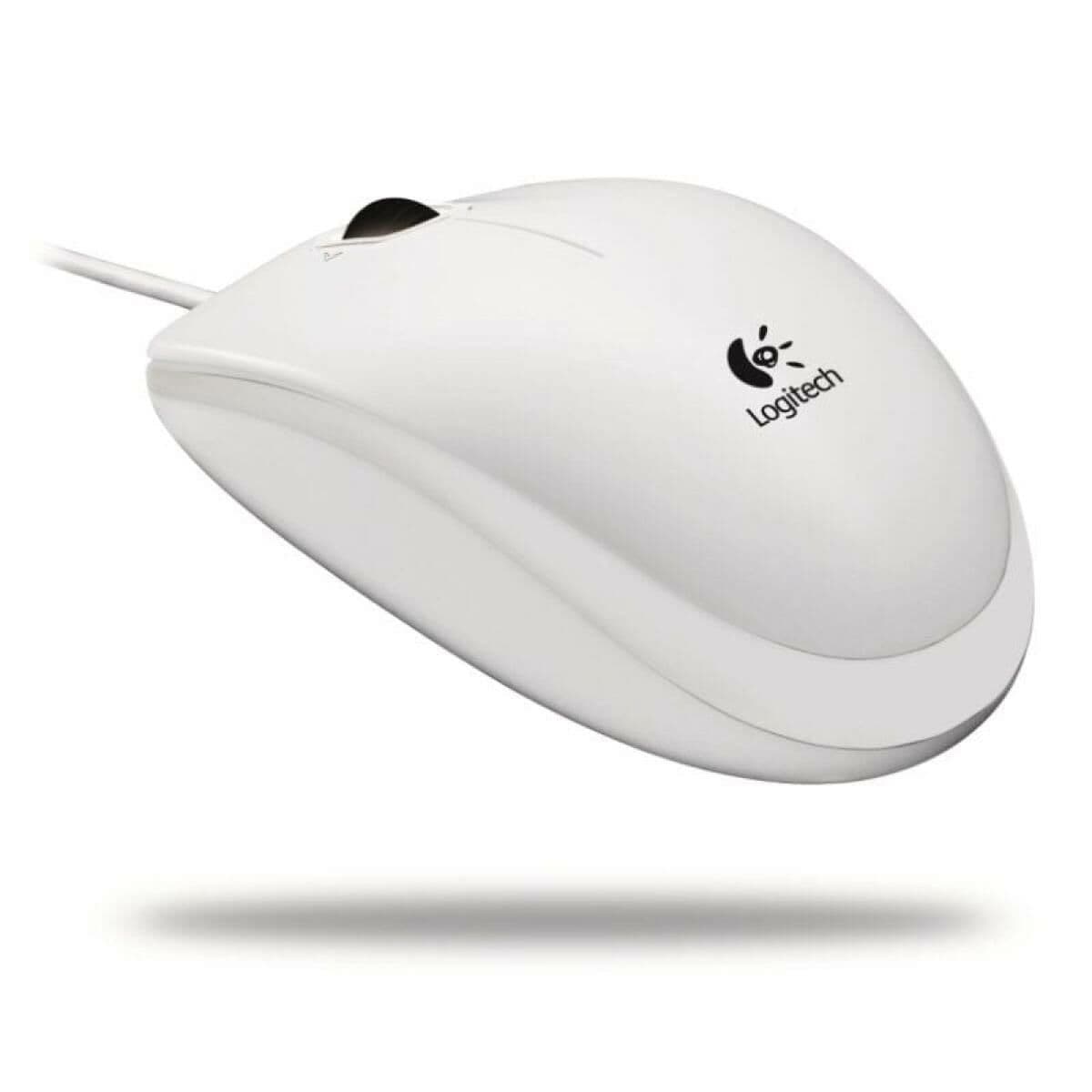 Optische Maus Logitech B100 Weiß 800 dpi (1 Stück)