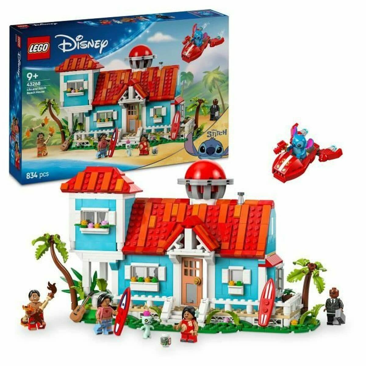 Statybos rinkinys Lego Disney Lilo & Stitch 43268 834 Dalys