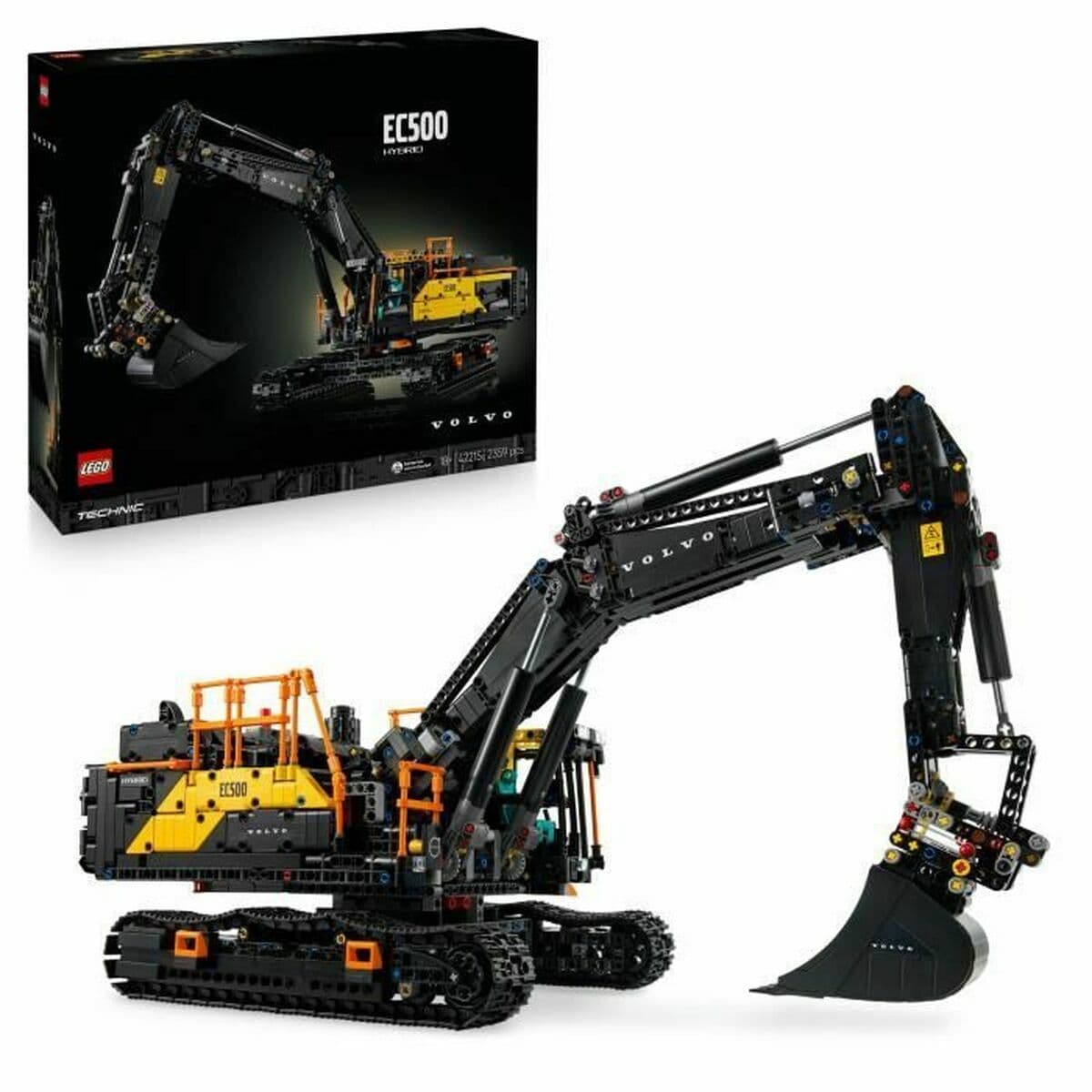 Statybos rinkinys Lego 42215 Volvo EC500 Hybrid Excavator 2359 Dalys