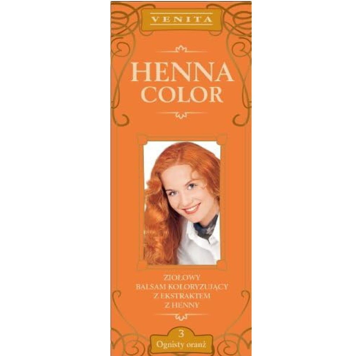 Pusiau laikinas dažas Venita Henna Color Nº 5 Paprika 75 ml