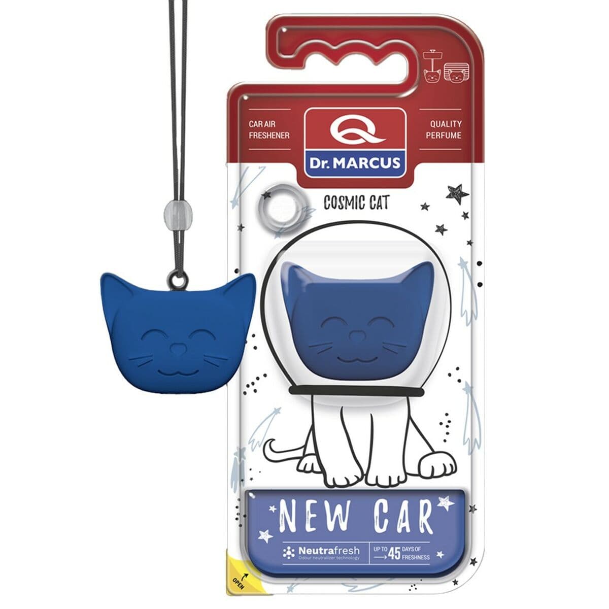 Auto Lufterfrischer Dr Marcus Cosmic Cat Neues Auto Kunststoff Parfüm Halsband