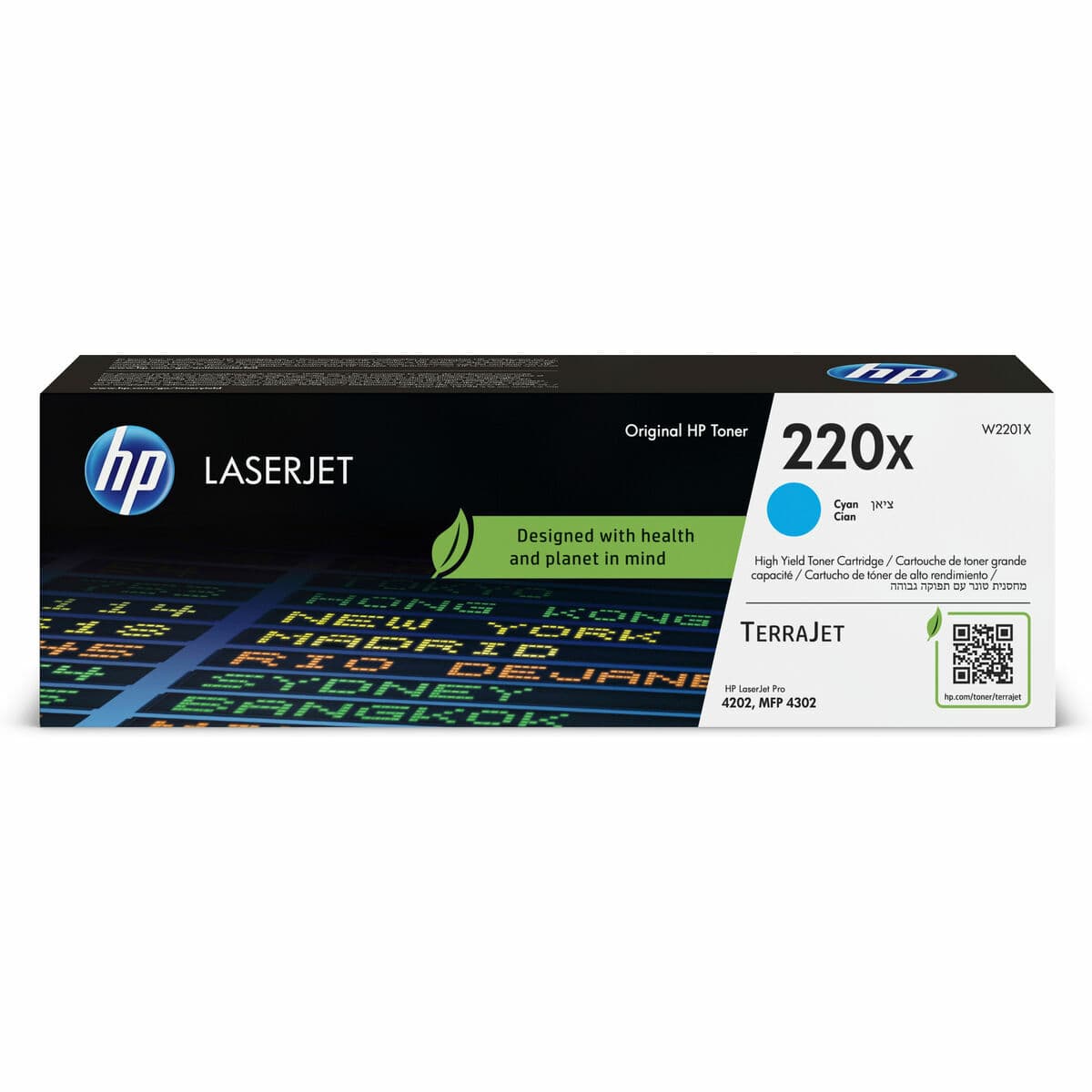 Cartouche d'encre originale HP 220X Cyan