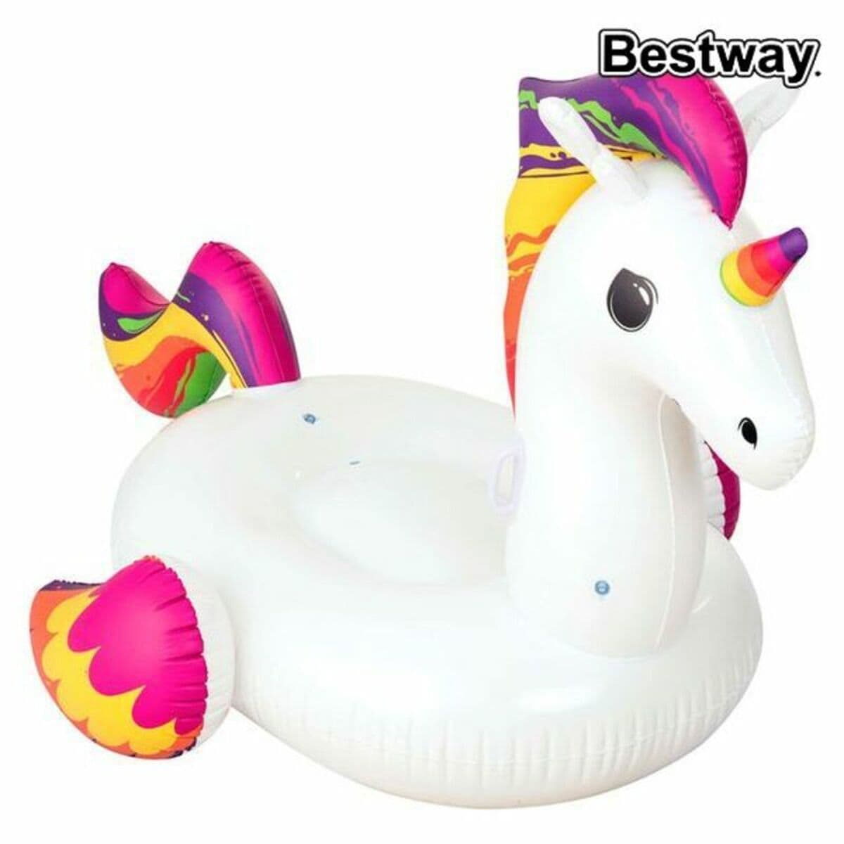 Bestway Figura Hinchable Unicornio con Asas 224x164 cm Playa y Piscina 41113