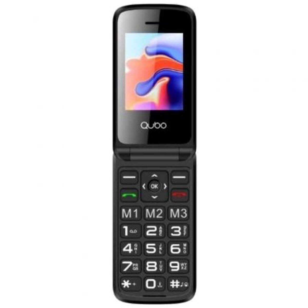 Mobilusis telefonas vyresnio amžiaus žmonėms Qubo Qubo X-247 2,4” QVGA