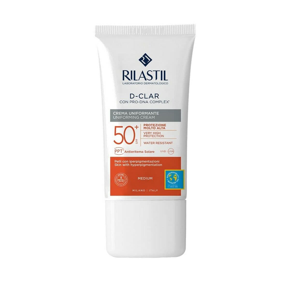 Anti-Sonnenfleckenfluid Rilastil Sun System Medium Spf 50 Spf 50+ 40 ml
