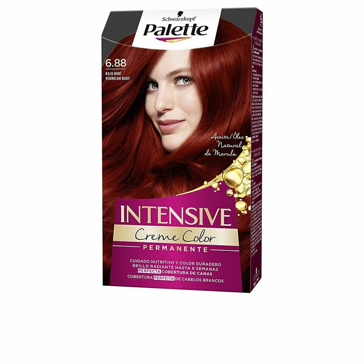 Tinte Permanente Schwarzkopf 2126247 Nº 6.88-Rojo Rubi (1 unidad)