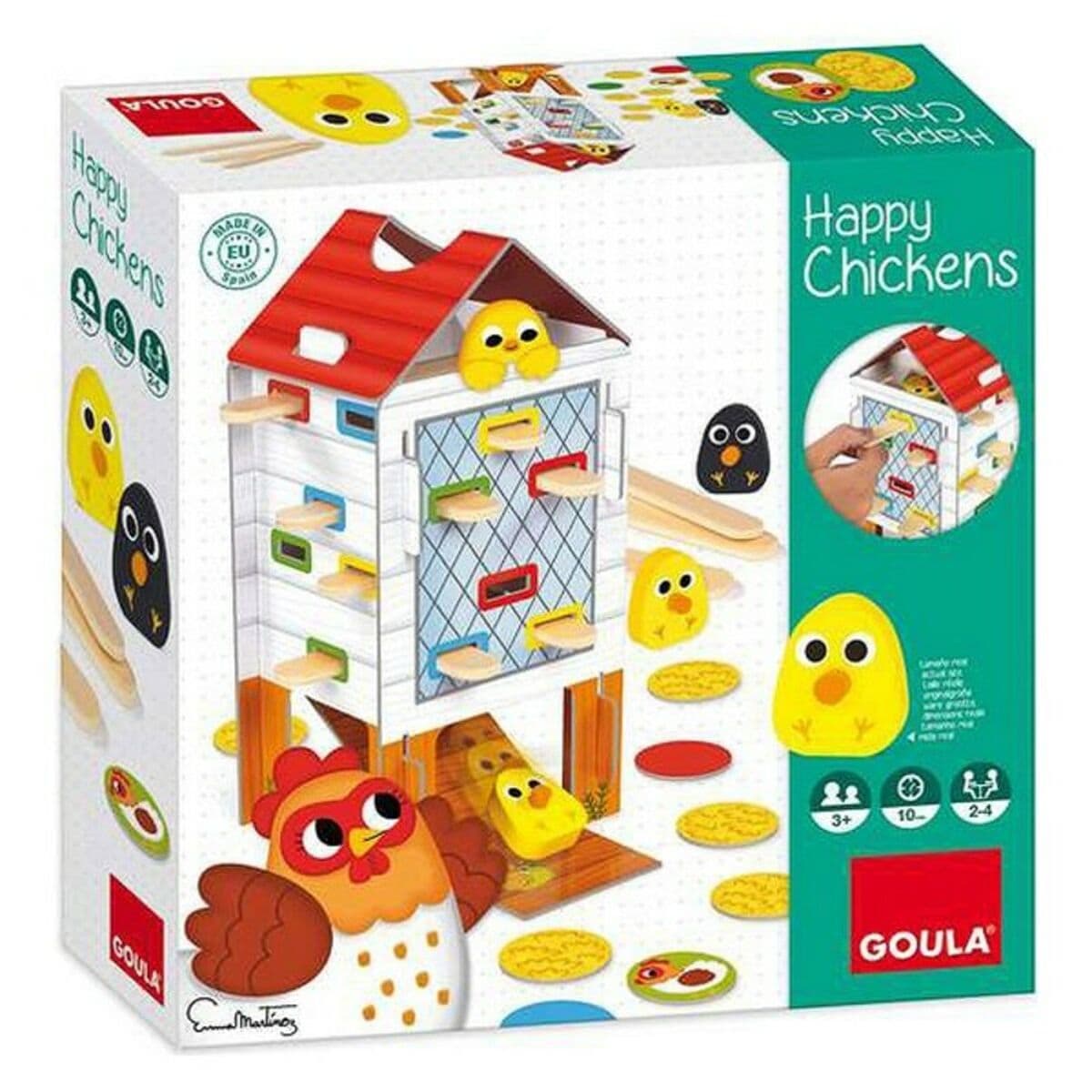 Juego de Habilidad para Bebé HAPPY CHICKEN Goula 53170