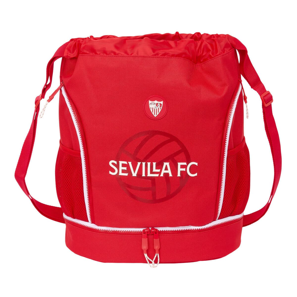 Bolsa Mochila con Cuerdas Sevilla Fútbol Club Rojo 35 x 40 x 1 cm