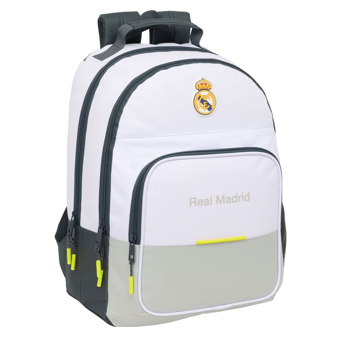 Mochila Escolar Real Madrid C.F. Blanco 32 x 42 x 16 cm