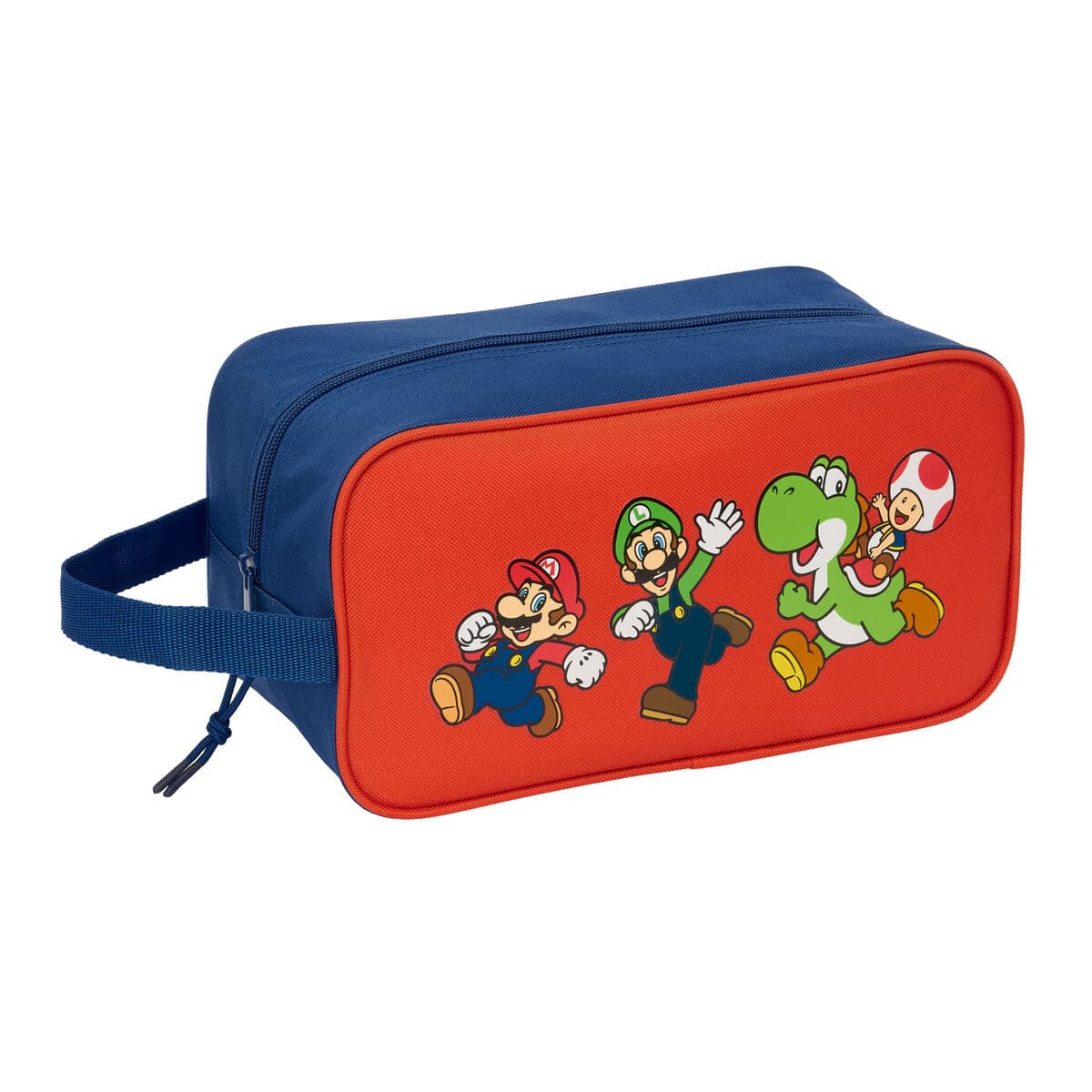 Zapatillero de Viaje Super Mario Mamma mia Rojo Azul marino 29 x 15 x 14 cm