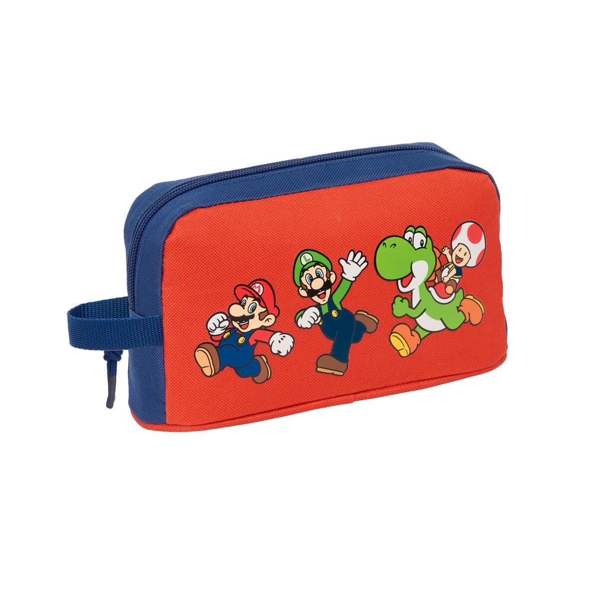 Thermo-Vesperbox Super Mario Mamma mia Rot Marineblau 21,5 x 12 x 6,5 cm