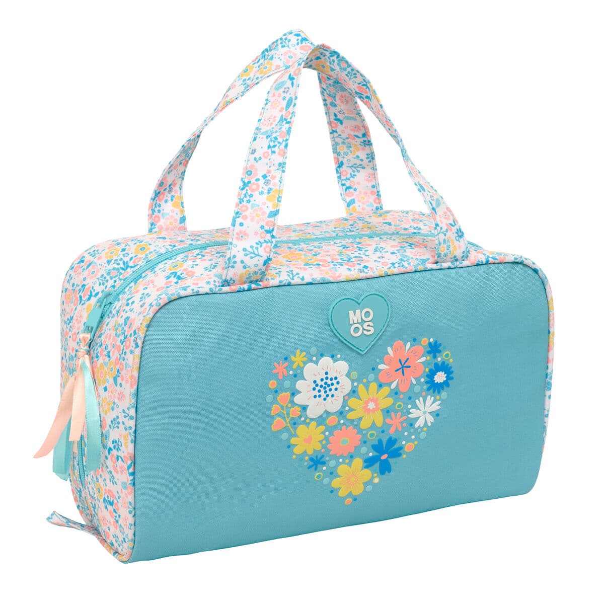 Reise-Toilettentasche Moos Fiori Bunt 31 x 14 x 19 cm