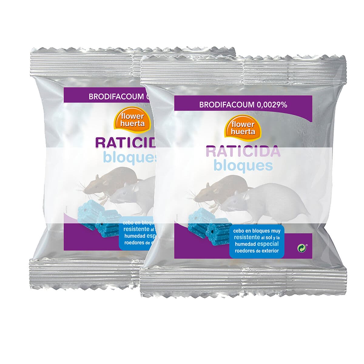 Raticida Flower 2 x 250 g