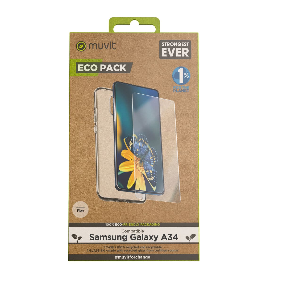 Housse et Protecteur pour Téléphone Portable Muvit for Change Galaxy A34 5G Samsung Galaxy A34 5G