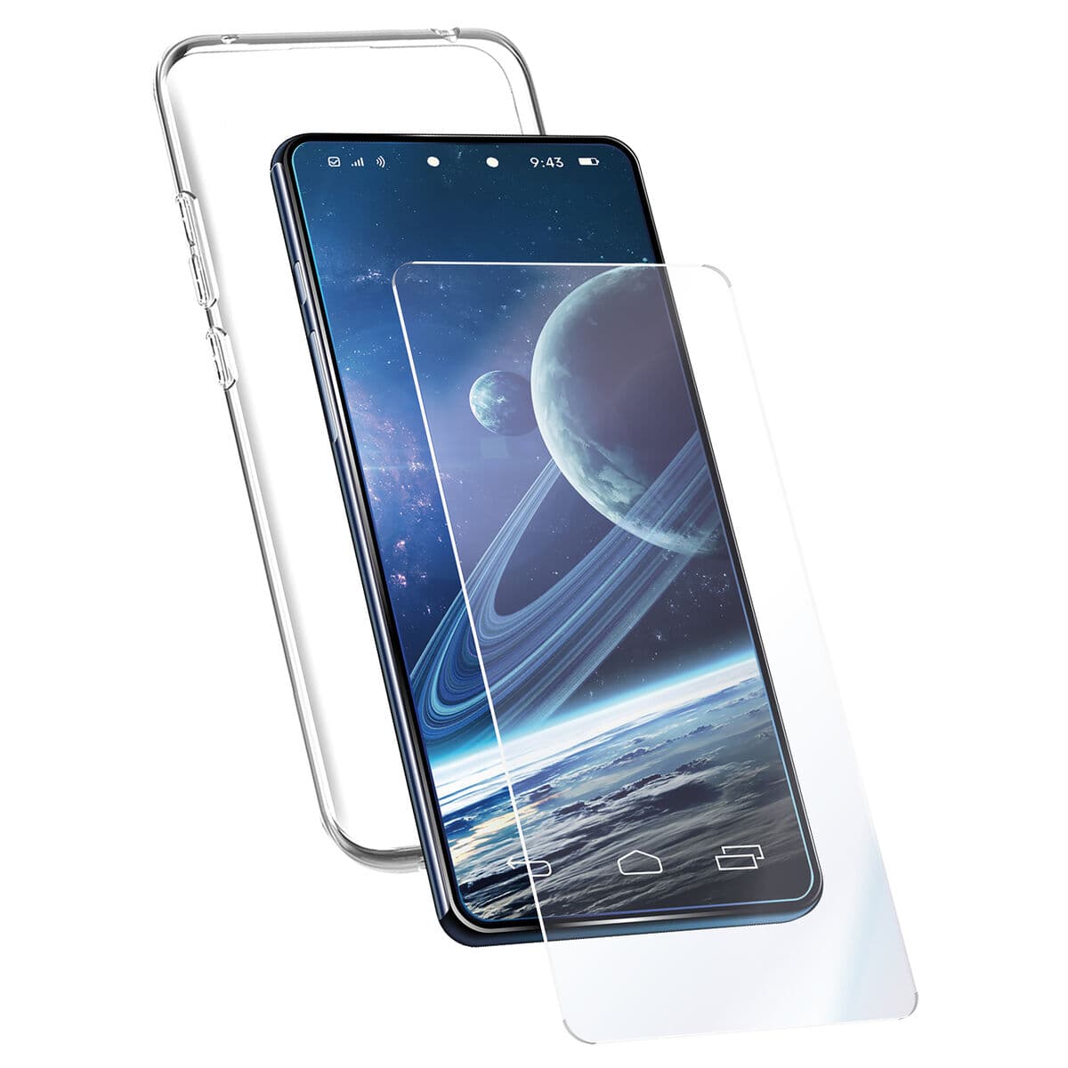 Housse et Protecteur pour Téléphone Portable Myway A58 4G Oppo A57s