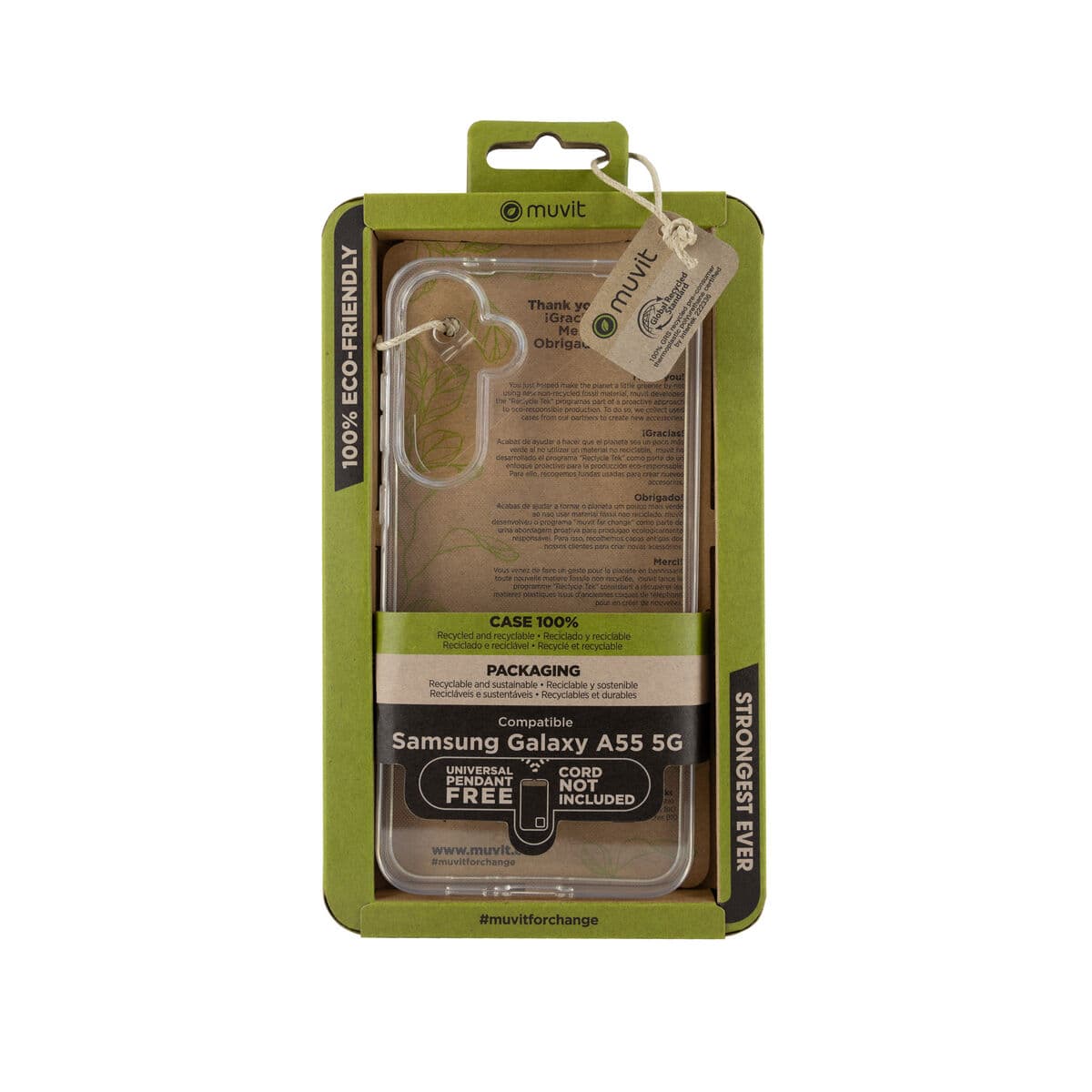 Protection pour téléphone portable Muvit for Change Galaxy A55 5G