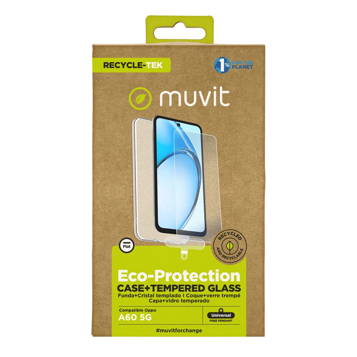 Étui pour téléphone portable Muvit for Change Oppo A60