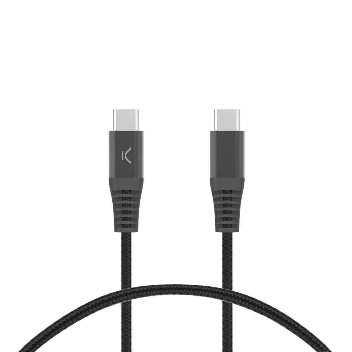 Câble USB KSIX Noir 1 m