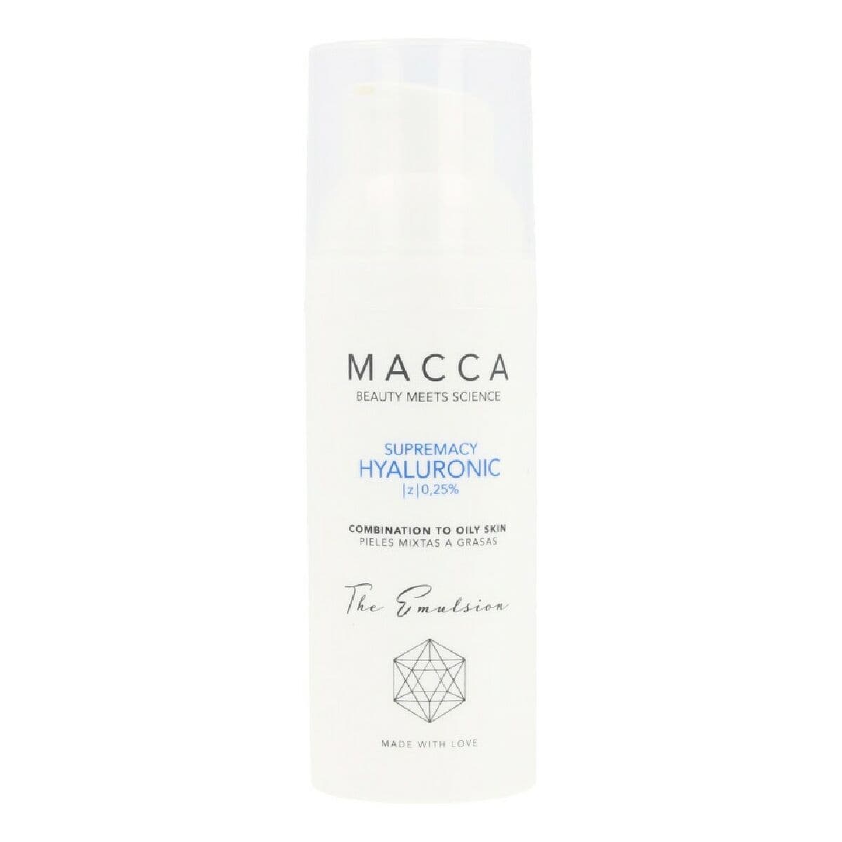Crema Hidratante Intensiva Macca Supremacy Hyaluronic 50 ml