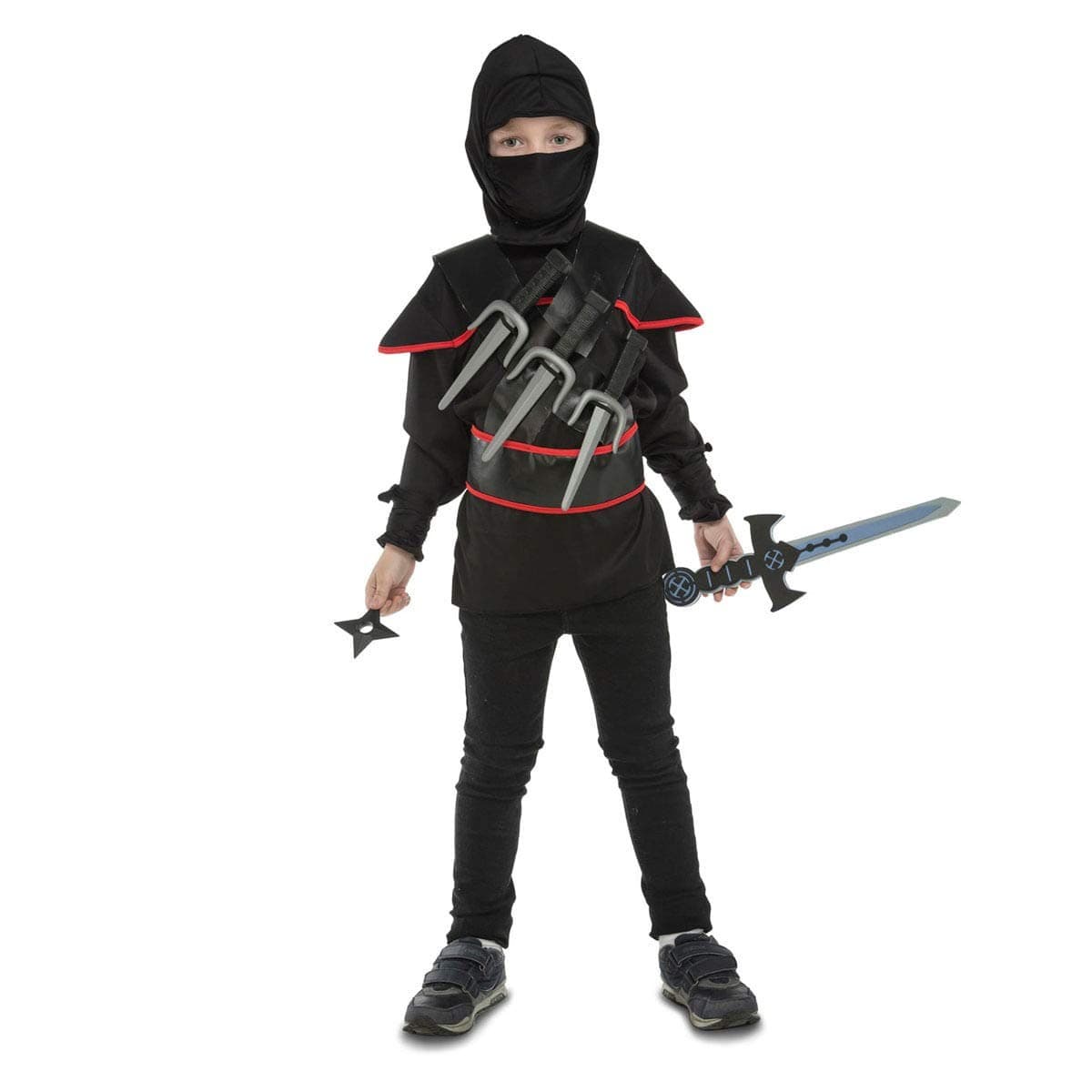 Disfraz para Niños My Other Me Ninja 3-5 años Negro (5 Piezas)