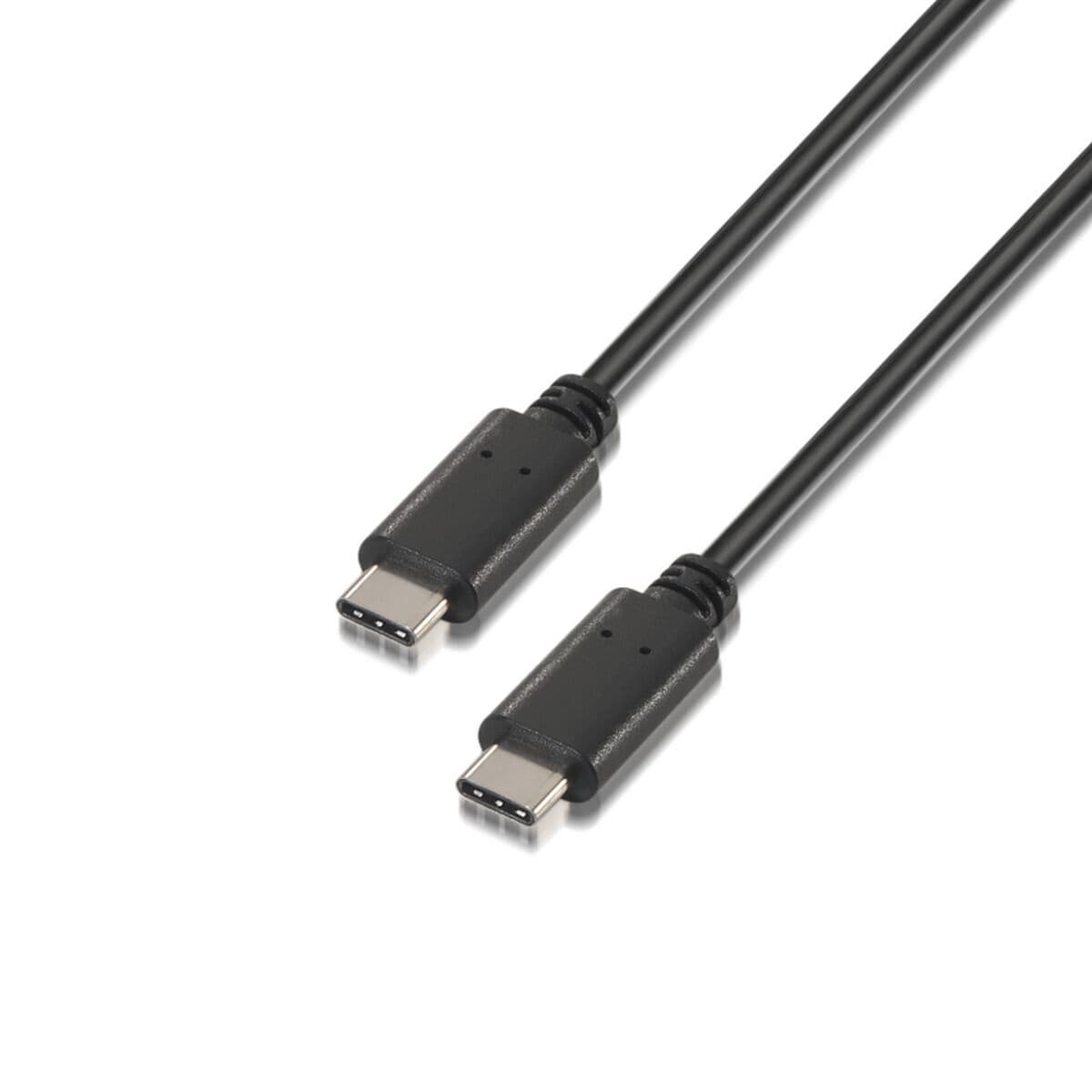 Daten-/Ladekabel mit USB Aisens A107-0058 Schwarz 3 m