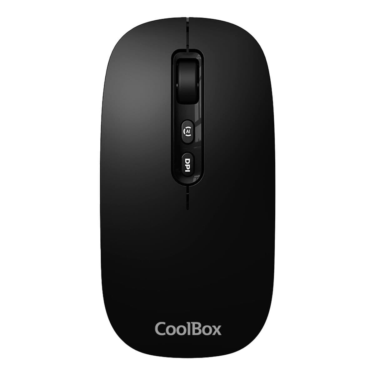 Schnurlose Mouse CoolBox COO-MOU-W02-B Schwarz 1600 dpi