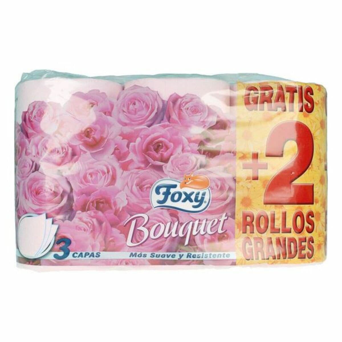 Tualetes Papīra Foxy Bouquet 3 slāņi 6 Daudzums