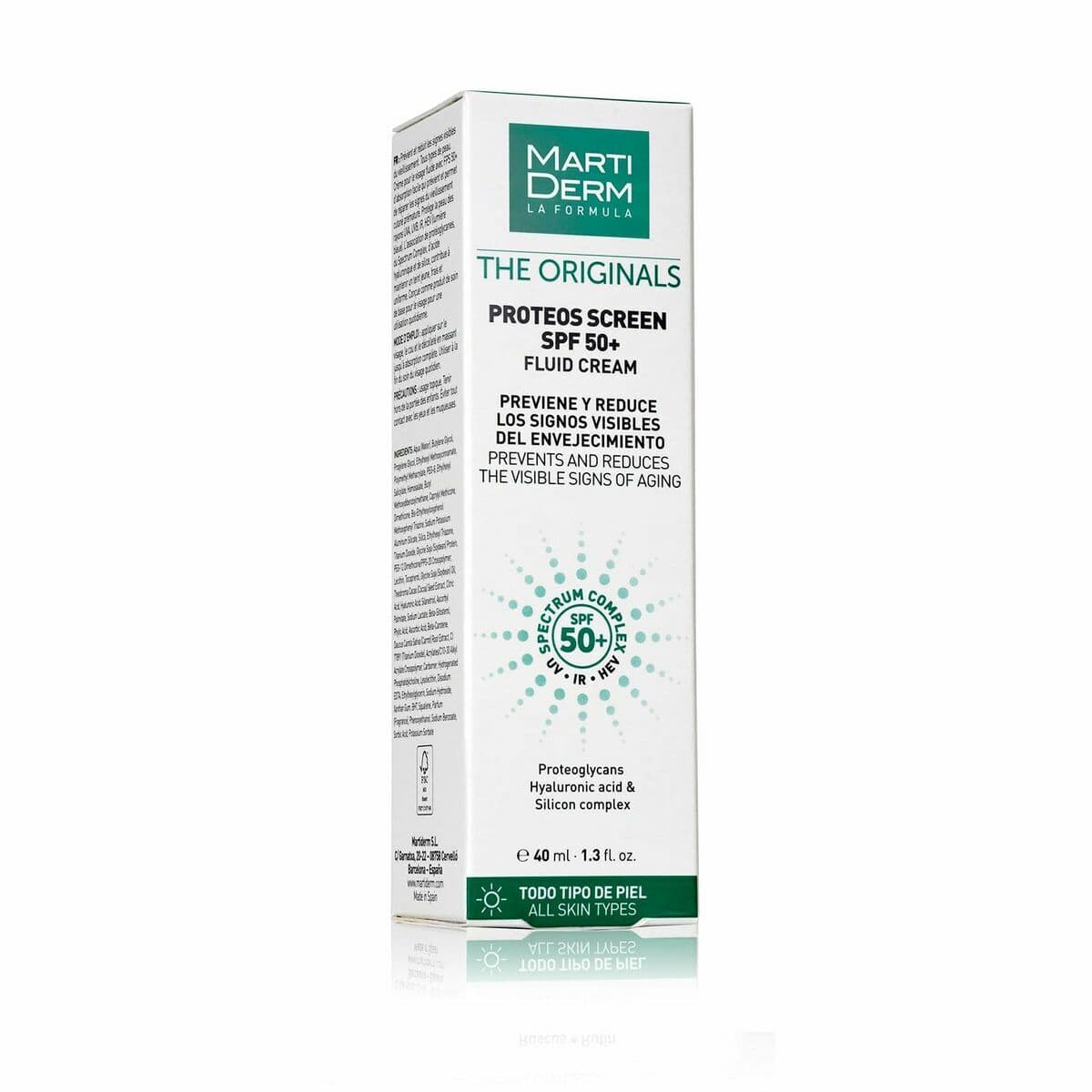 Anti-Aging Feuchtigkeitscreme Martiderm THE ORIGINALS Spf 50+ 40 ml