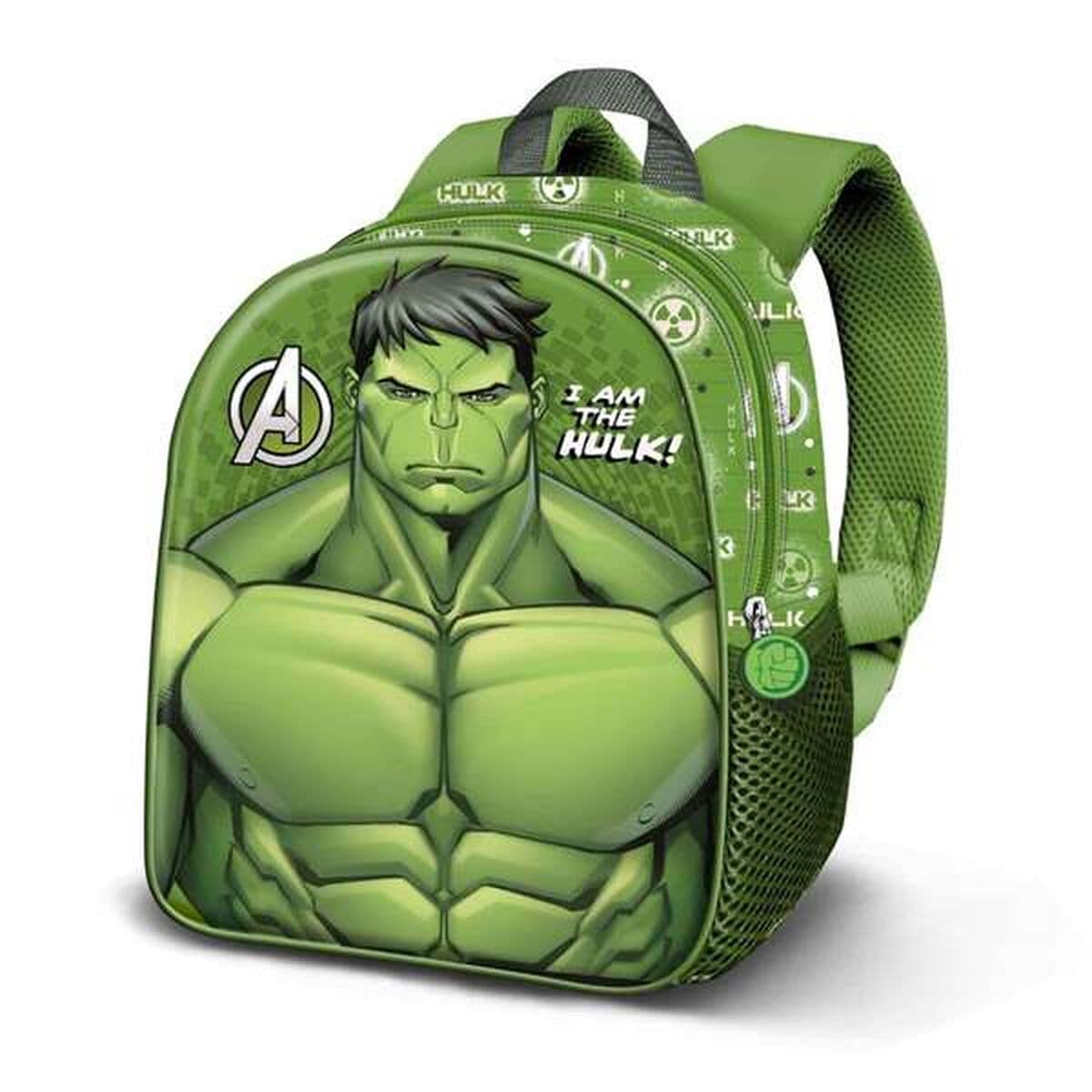 Schulrucksack Hulk grün