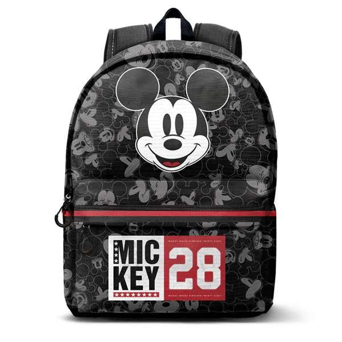 Schulrucksack Mickey Mouse Schwarz