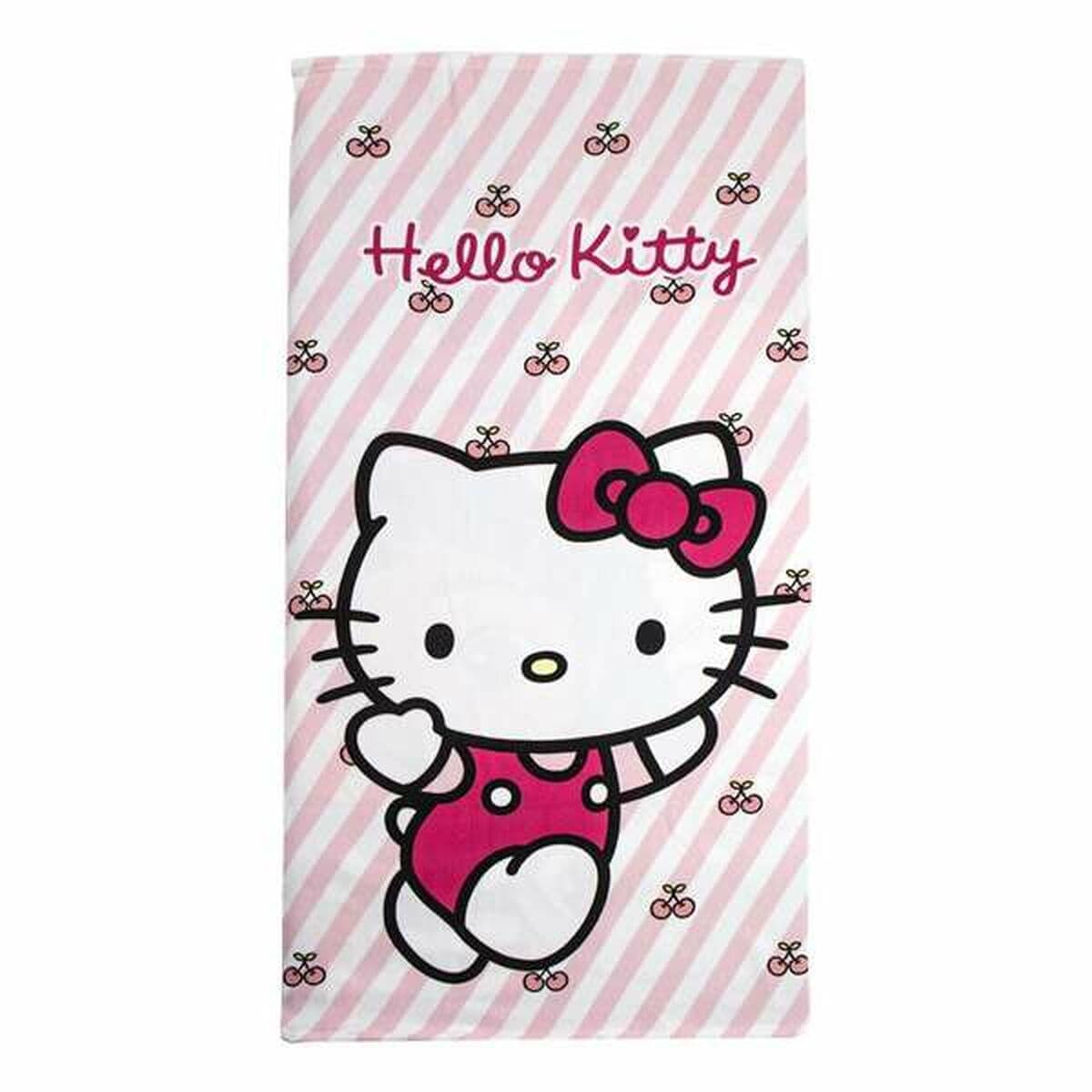 Pludmales dvielis Hello Kitty 70 x 140 cm