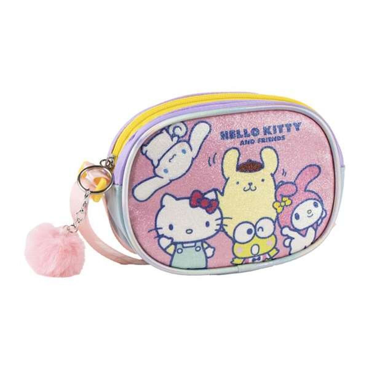 Bolso Bandolera Hello Kitty Rosa 14,5 x 10,5 x 4 cm