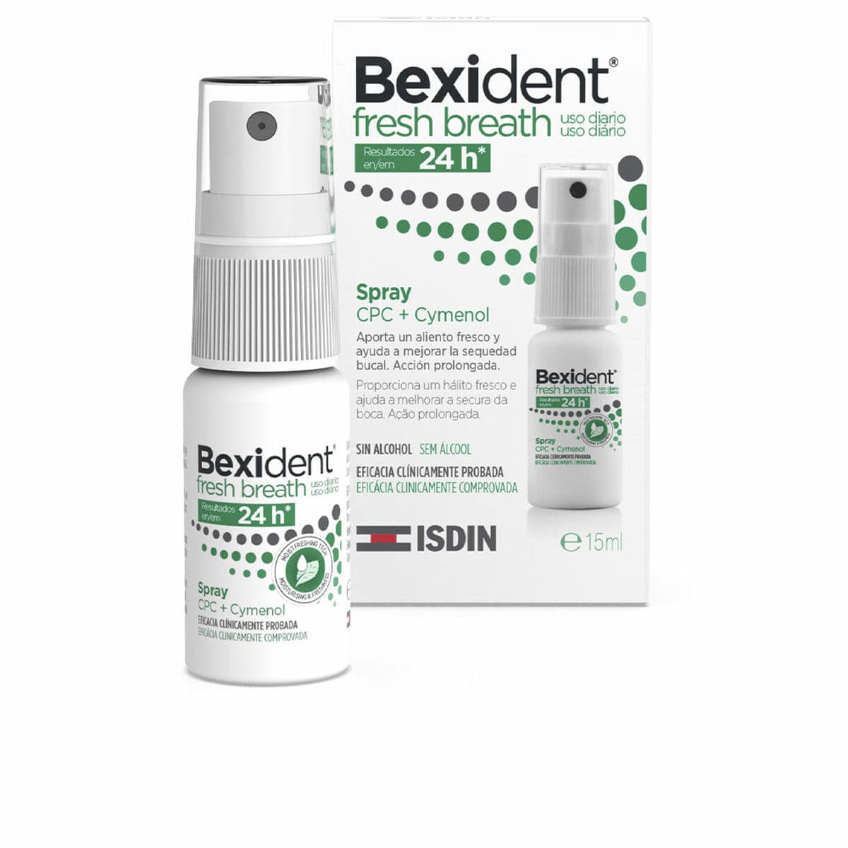 Mutes sprejs Isdin Bexident Fresh Breath 15 ml Spray Svaigai Elpai