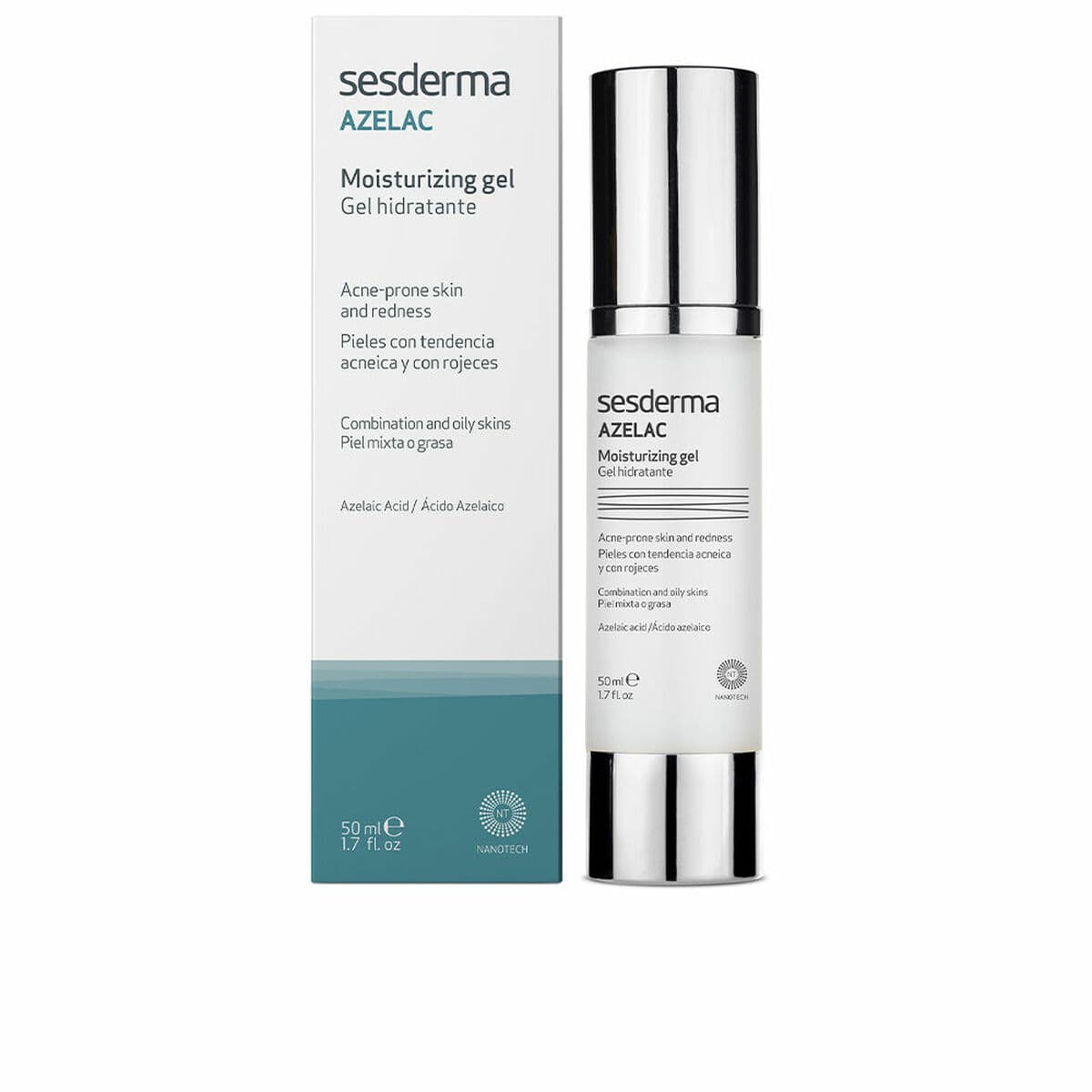 Feuchtigkeitsgel Sesderma Azelac 50 ml Akne-anfällige Haut