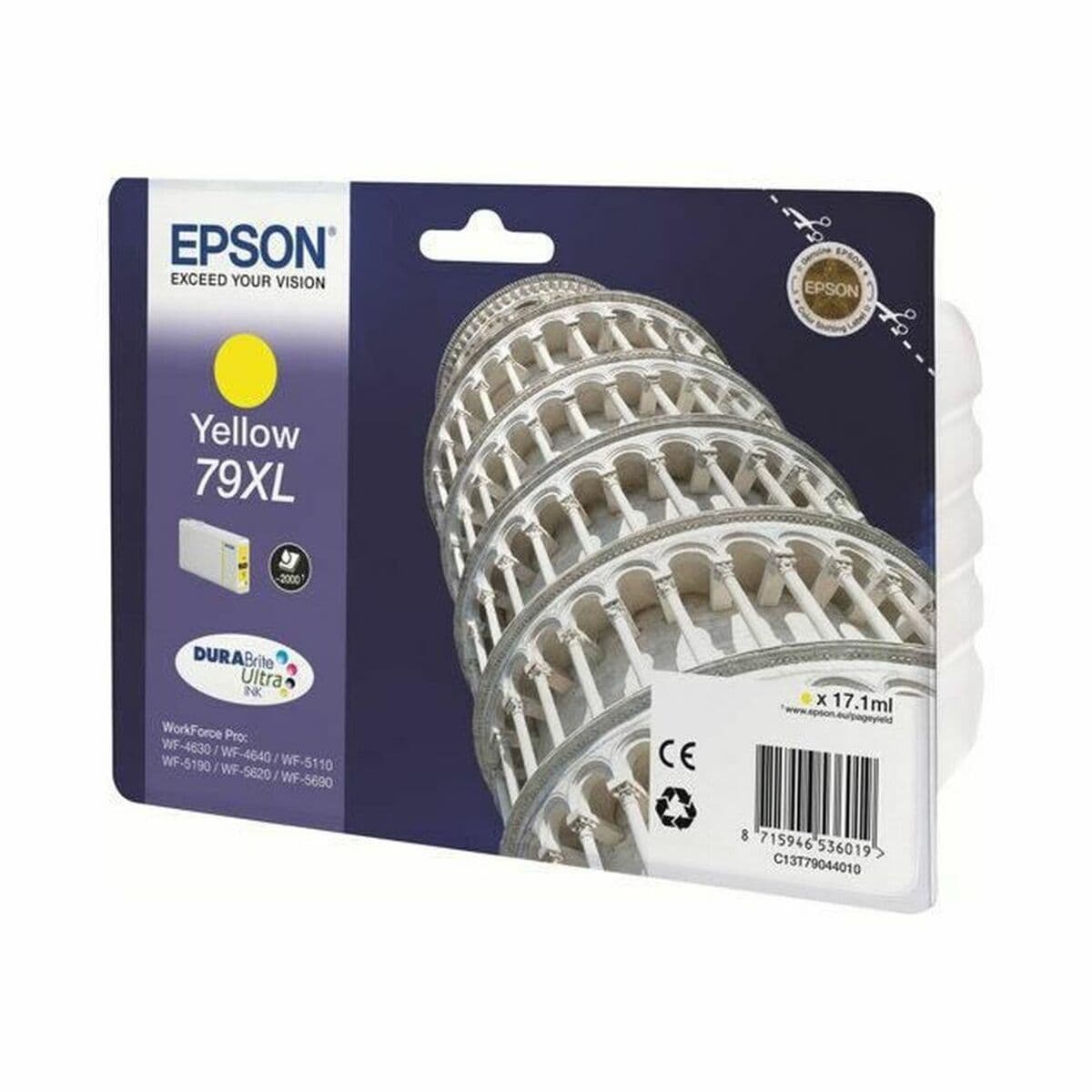 Cartouche d'encre originale Epson 79XL Pisa Tower Jaune
