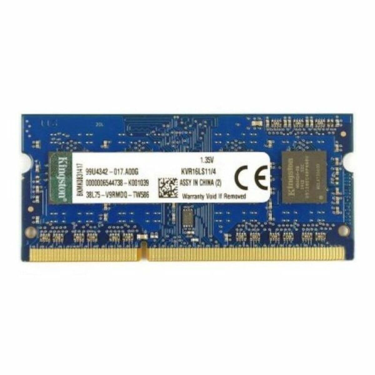 RAM-minne Kingston KVR16LS11/4 4 GB DDR3L
