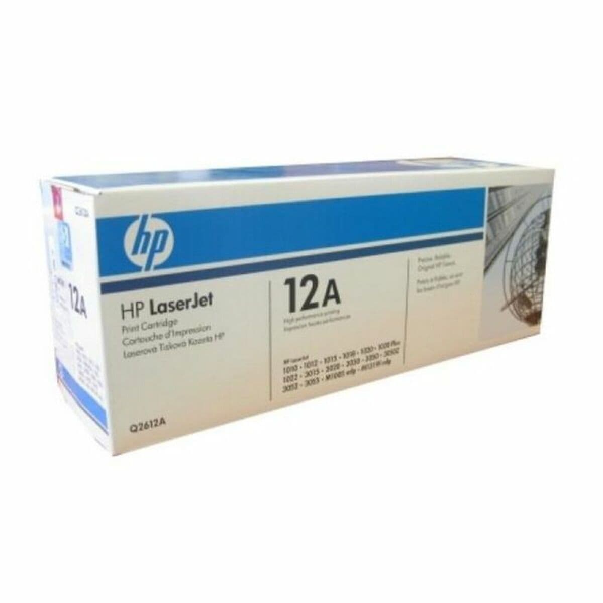 Original Toner Hewlett Packard Q2612A Schwarz