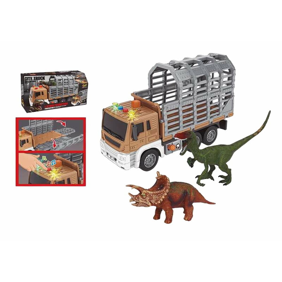 Lastbil 1:16 Dinosaurier