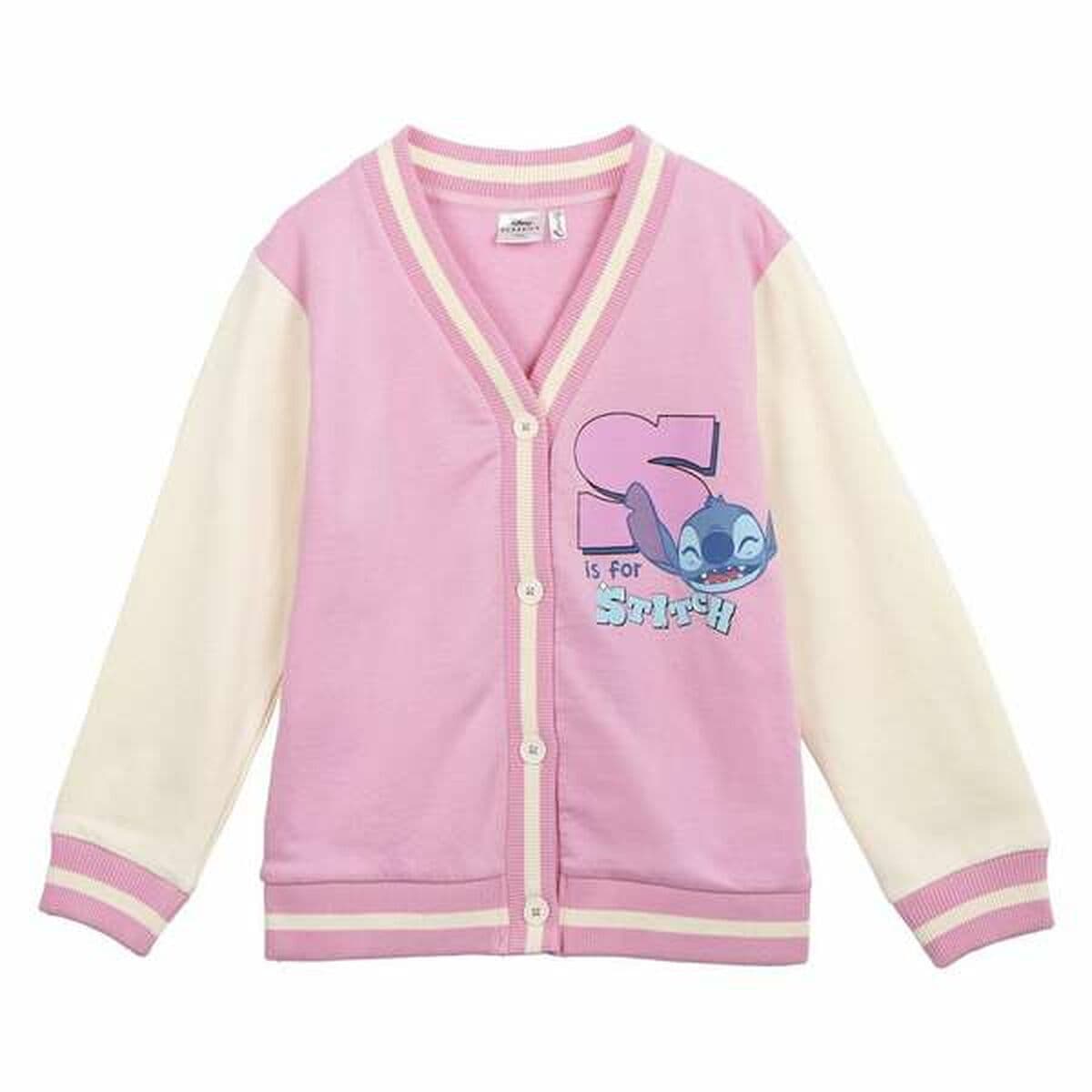 Chaqueta de Chándal para Niños Stitch Rosa
