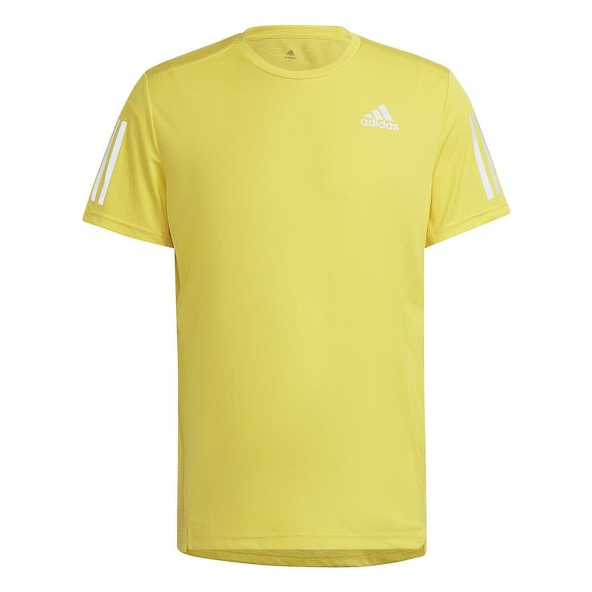 Herren Kurzarm-T-Shirt Adidas Gelb