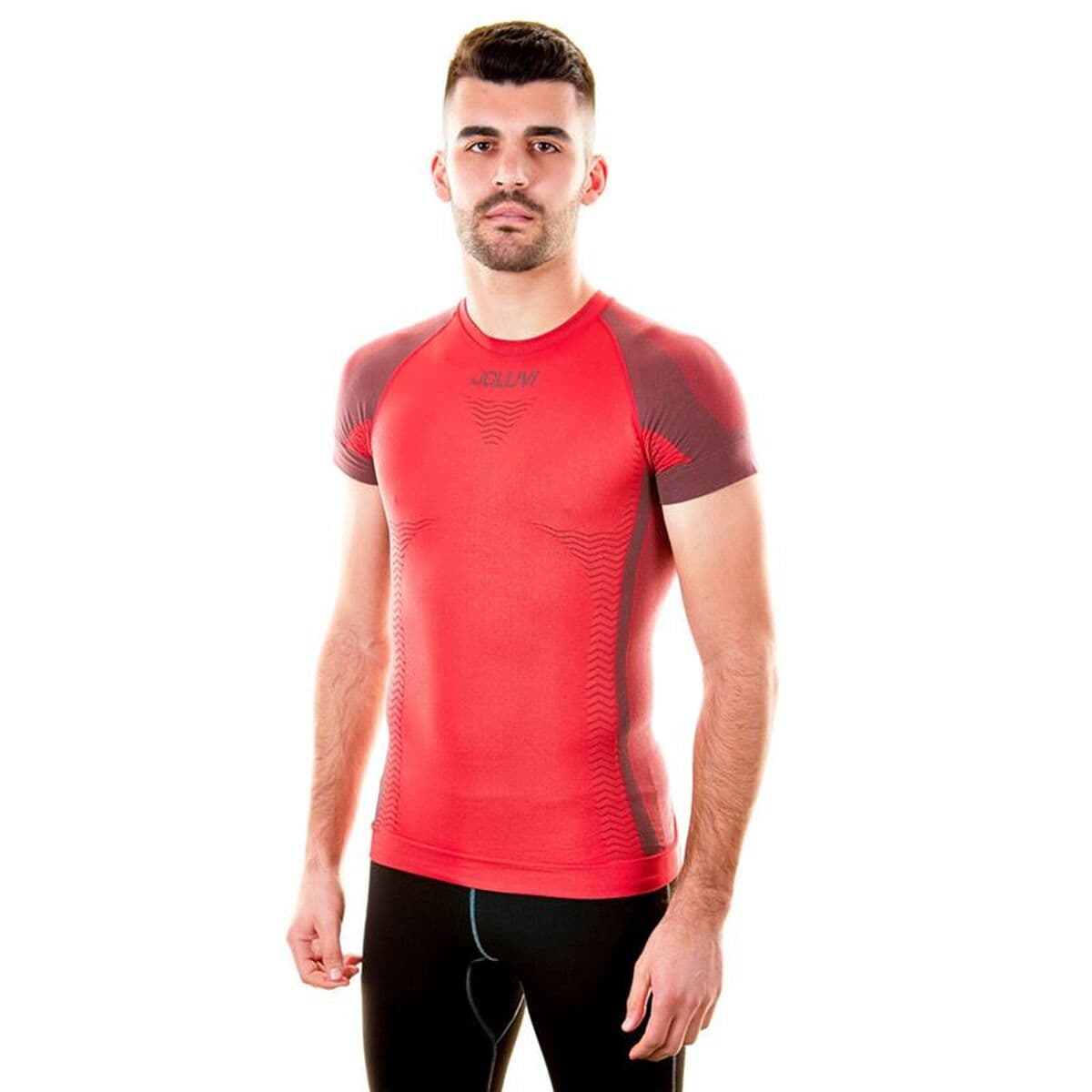 Herren Kurzarm-T-Shirt Joluvi Joluvi Pro Rot