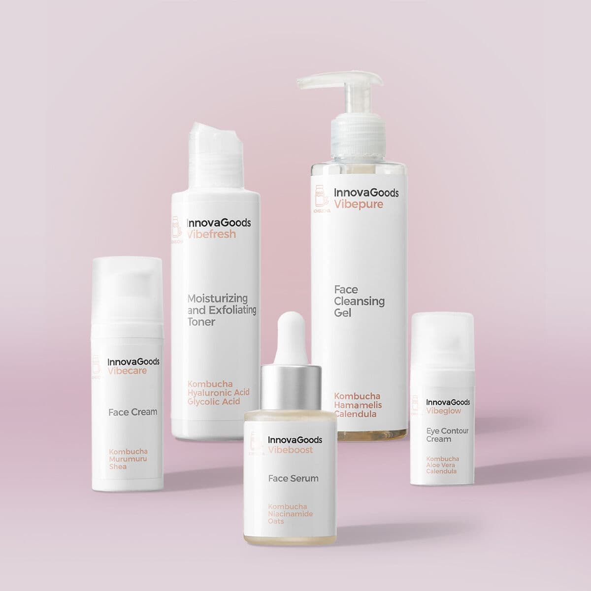 Pack de Rutina Facial Kombucha InnovaGoods